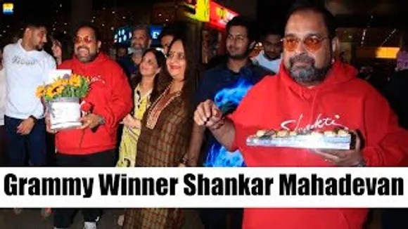 Grammy-Winning Legend Shankar Mahadevan Receives A Heartwarming Welcome At Mumbai Airport