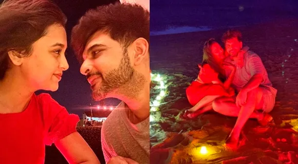 Karan Kundrra and Tejasswi Prakash Celebrate Valentine's Day On The Beach; See Pics 