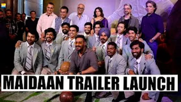 Ajay Devgn aka Syed Abdul Brings His Underdog Football Team With Cast & Crew At Maidaan Trailer Event