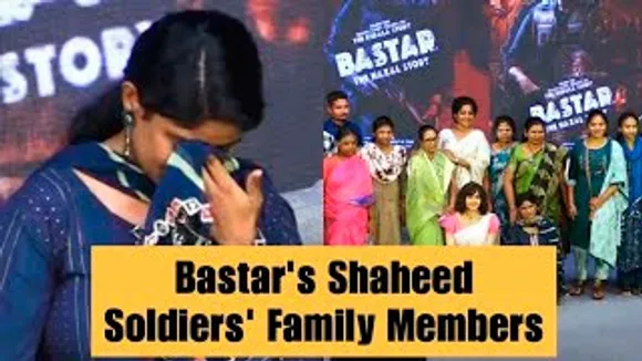 Adah Sharma Consoles Bastar's Shaheed Soldiers' Family Members In Mumbai Along With Cast & Crew At Bastar's Song Launch - Uncut