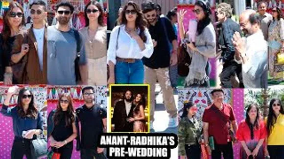 Janhvi Kapoor-Shikhar Pahariya, Khushi Kapoor-Vedang Raina, Ananya Panday-Aditya Roy Kapur & Celebs From Anant-Radhika's Pre-Wedding Event From Jamnagar