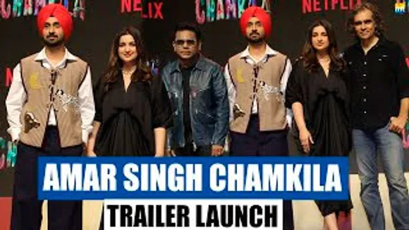 Amar Singh Chamkila Trailer Launch With Diljit Dosanjh, Parineeti Chopra, A. R. Rahman & Imtiaz Ali