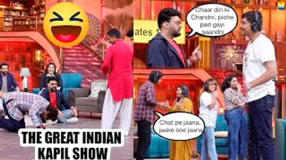 Kapil Sharma & Sunil Grover Take FIRKI Of A Die Hard Fan Who Came On Sets on First Day Of The Great Indian Kapil Show Shoot