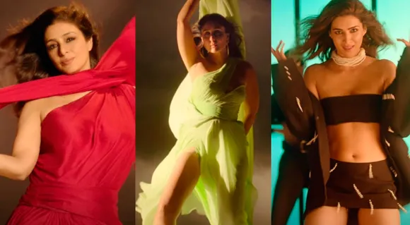 Tabu, Kareena Kapoor Khan, and Kriti Sanon Sizzle In The Hottest Track "Naina" From Crew