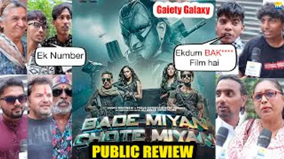 Bade Miyan Chote Miyan GAIETY Galaxy Public Reaction