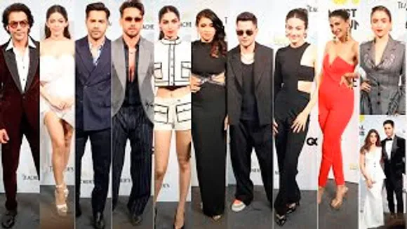 Tiger Shroff, Varun Dhawan, Mannara, Navya Naveli Nanda-Agastya Nanda, Khushi Kapoor, Sanya Malhotra & Celebs At An Award Night