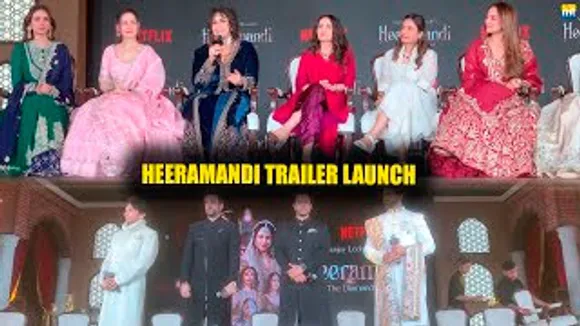 Team Heeramandi At The Trailer Launch Event In Delhi