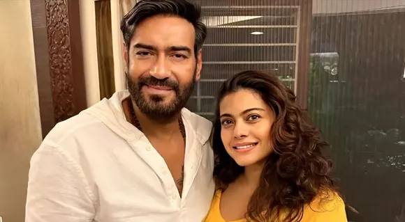 Kajol Sends A Sweet Birthday Wish for Husband Ajay Devgn From Kolkata; Want His Video While Jumping Out