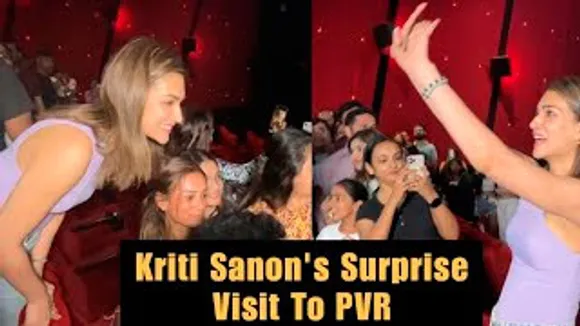 Kriti Sanon Visits Theatre To Watch LIVE Audience Reaction To Crew Movie