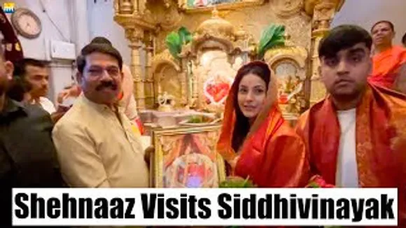 Shehnaaz Gill Visits Siddhivinayak To Seek Blessings For Her New Song Dhup Lagdi