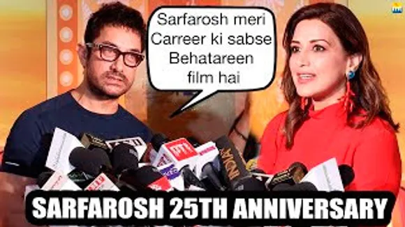 Aamir Khan & Sonali Bendre on SARFAROSH 25th Anniversary Celebrations