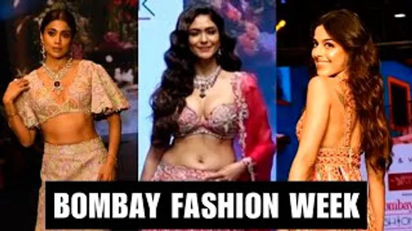 Stunning Mrunal Thakur Beats Alaya F and Shriya Saran With Her Beauty On Ramp At Bombay Times Fashion Week 2024