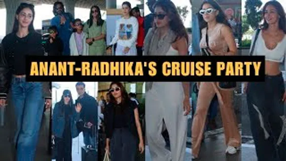 Janhvi Kapoor, Ananya Panday, Disha Patani, Sara Ali Khan, Karisma Kapoor-Kareena Kapoor & Celebs Leave For Anant Ambani-Radhika Merchant Cruise Party