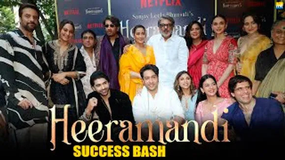 Heeramandi Success Party With Sonakshi Sinha, Richa Chadha, Aditi Rao Hydari, Manisha Koirala, Sanjay Leela Bhansali & Others