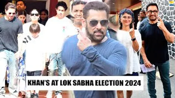 Shah Rukh Khan, Salman Khan & Aamir Khan with their Respective Parivar At Lok Sabha Election 2024