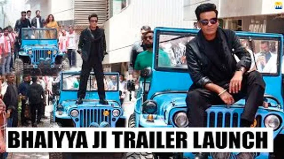 Manoj Bajpayee's GRAND Entry In Jeep With Cast & Crew At Bhaiyya Ji Trailer Launch