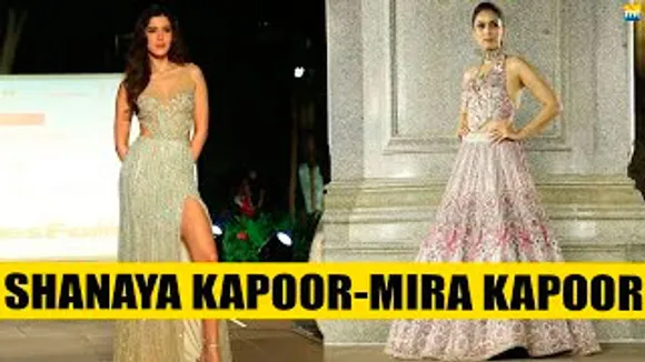 Mira Rajput and Shanaya Kapoor Walk The Ramp At Bombay Times Fashion Week 2024