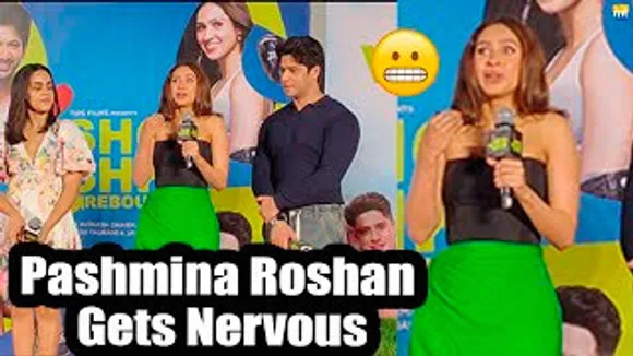 Pashmina Roshan Gets NERVOUS On Stage During Ishq Vishk Rebound Song Launch Event