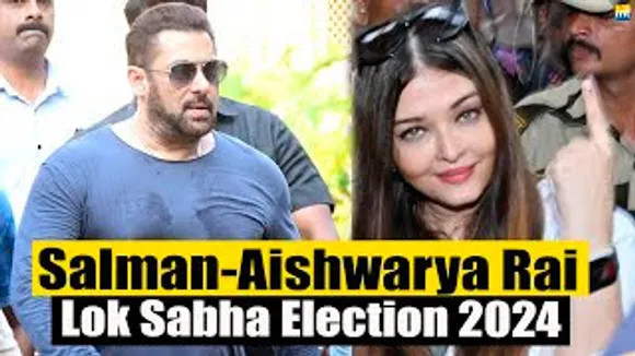 Salman Khan & Aishwarya Rai Bachchan came at Same Booth to Cast Their Vote During Lok Sabha Election 2024