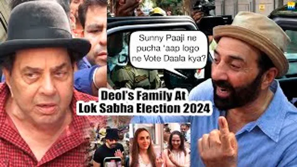 Sunny Deol's Open Warning to Those who don't Vote, Angry Dharmendra slams Media at Voting Booth