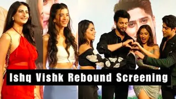 Ishq Vishk Rebound Screening | Pashmina Roshan, Rohit Saraf, Jibraan Khan, Palak Tiwari & Others At The Screening