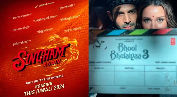 Singham Again To Clash With Bhool Bhulaiyaa 3 On Diwali 2024