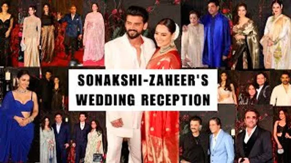 Sonakshi Sinha-Zaheer Iqbal's Wedding Reception | Huma Qureshi, Kajol, Rekha, Ali Fazal-Richa Chadha, Anil Kapoor & Others At the Event