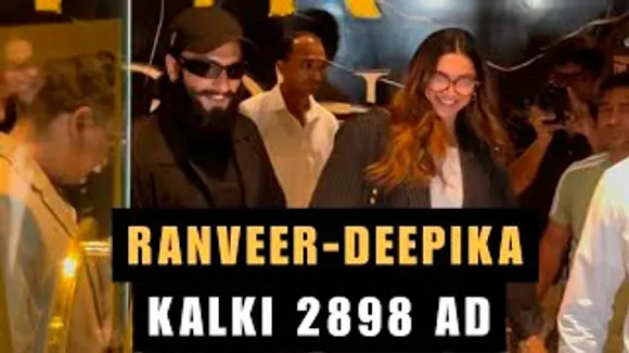 Deepika Padukone Flaunts Baby Bump With Ranveer Singh's New Beard Look Arrive To Watch Kalki 2898 AD