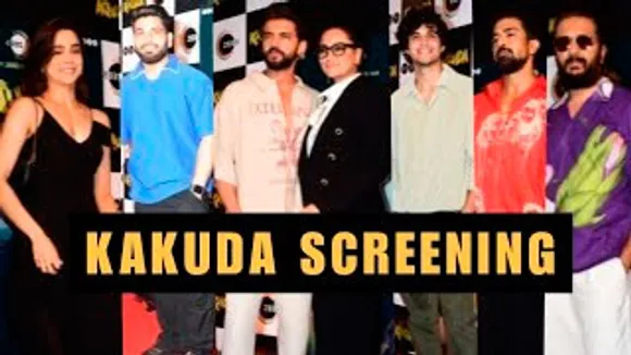 Kakuda Screening - Newlyweds Sonakshi Sinha & Zaheer Iqbal, Sharvari Wagh, Riteish Deshmukh & Others At The Screening