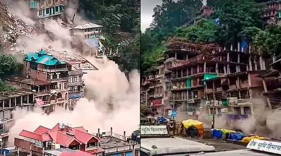 हिमाचल: कुल्लू में इमारतें गिरीं, सड़क बंद होने से सैकड़ों लोग फंसे