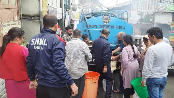 Tankers pressed into service in Shimla as water supply remains disrupted
