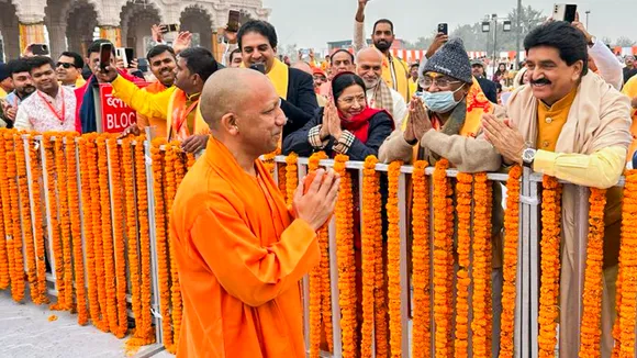 Invitees arrive in Ayodhya for Ram temple consecration, multi-layered security put in place