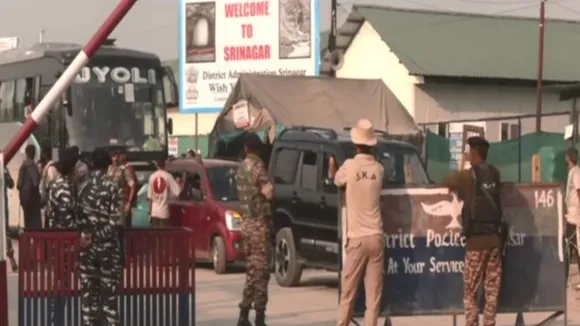 Another batch of pilgrims left for Amarnath Yatra from the Pantha Chowk Base Camp on Thursday