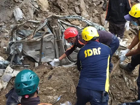 5 Kedarnath pilgrims in car buried under debris of landslide in Phata