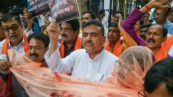 BJP stages protest over dengue outbreak in Bengal