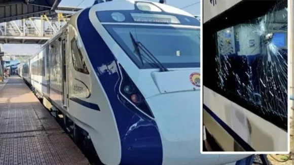 Fresh incidents of stone pelting on trains continue in Kerala; Vande Bharat express window damaged