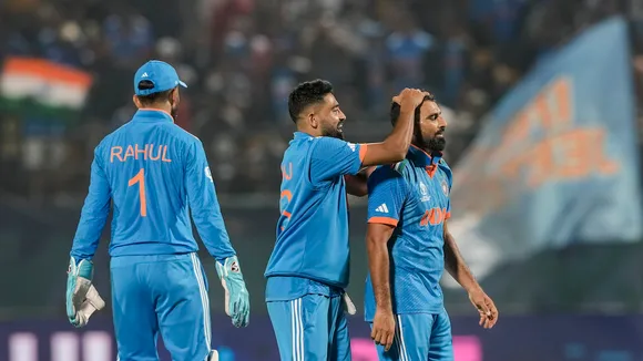 Shami first Indian with 2 fifers at ODI World Cups as India limit New Zealand to 273