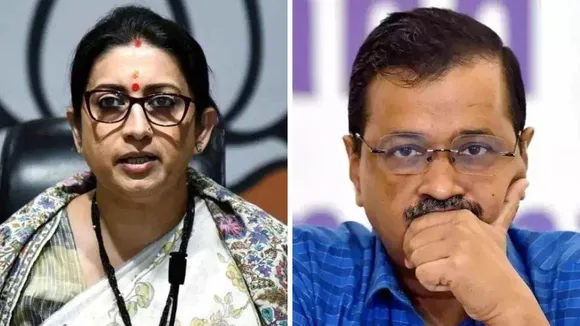 Smriti Irani and Arvind Kejriwal