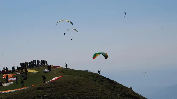 Belgian paraglider