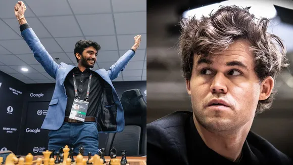 D Gukesh Magnus Carlsen