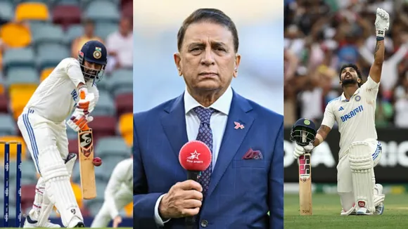 Rishabh Pant Sunil Gavaskar Nitish Kumar Reddy