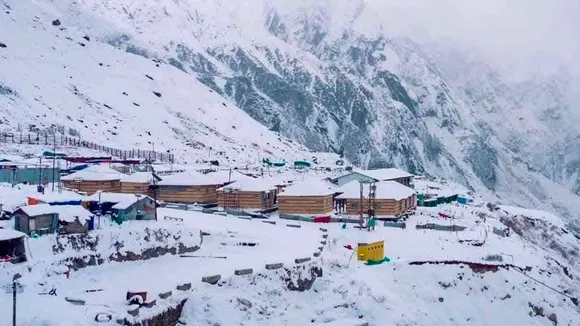 Kedarnath Snowfall Uttarakhand