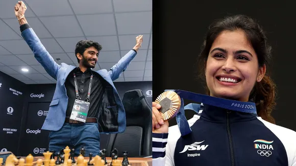 D Gukesh Manu Bhaker