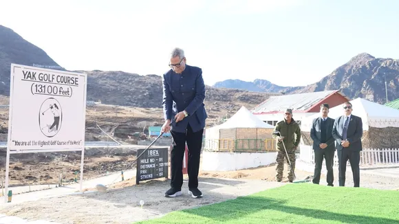 Sikkim Governor Om Prakash Mathur visits Doklam, engaging with locals and Army personnel, promoting conservation and regional development.