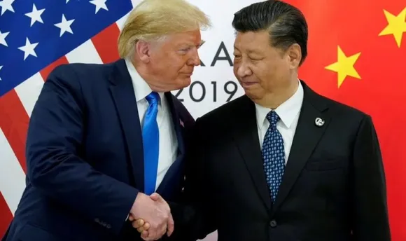 Donald Trump and Xi Jinping 