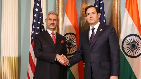 S Jaishankar meet US secretary of state Marco Rubio in Washington on Tuesday, Jan 21, 2025.