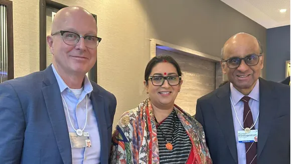 World Economic forum WEF Smriti Irani