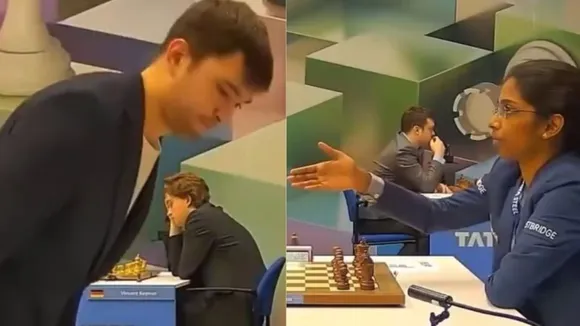 Yakubboev Vaishali Handshake