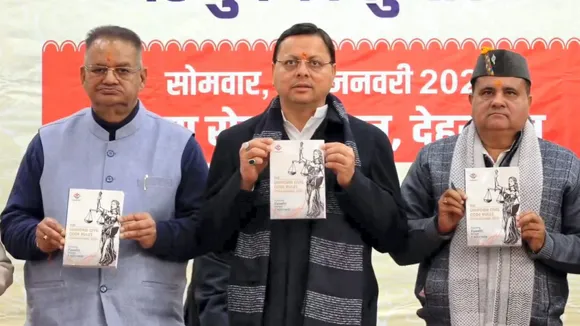 Uttarakhand Uniform Civil Code Pushkar Singh Dhami