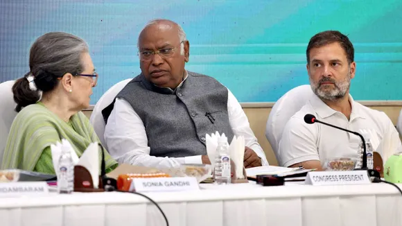 Sonia Gandhi Mallikarjun Kharge Rahul Gandhi Congress Party